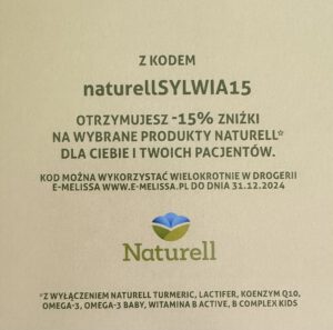 Naturell kod zniżkowy Sylwia Maksym paliwo z roslin